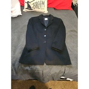 Authentic Giorgio Armani Wool Button Up Blazer Jacket Peacoat Italy